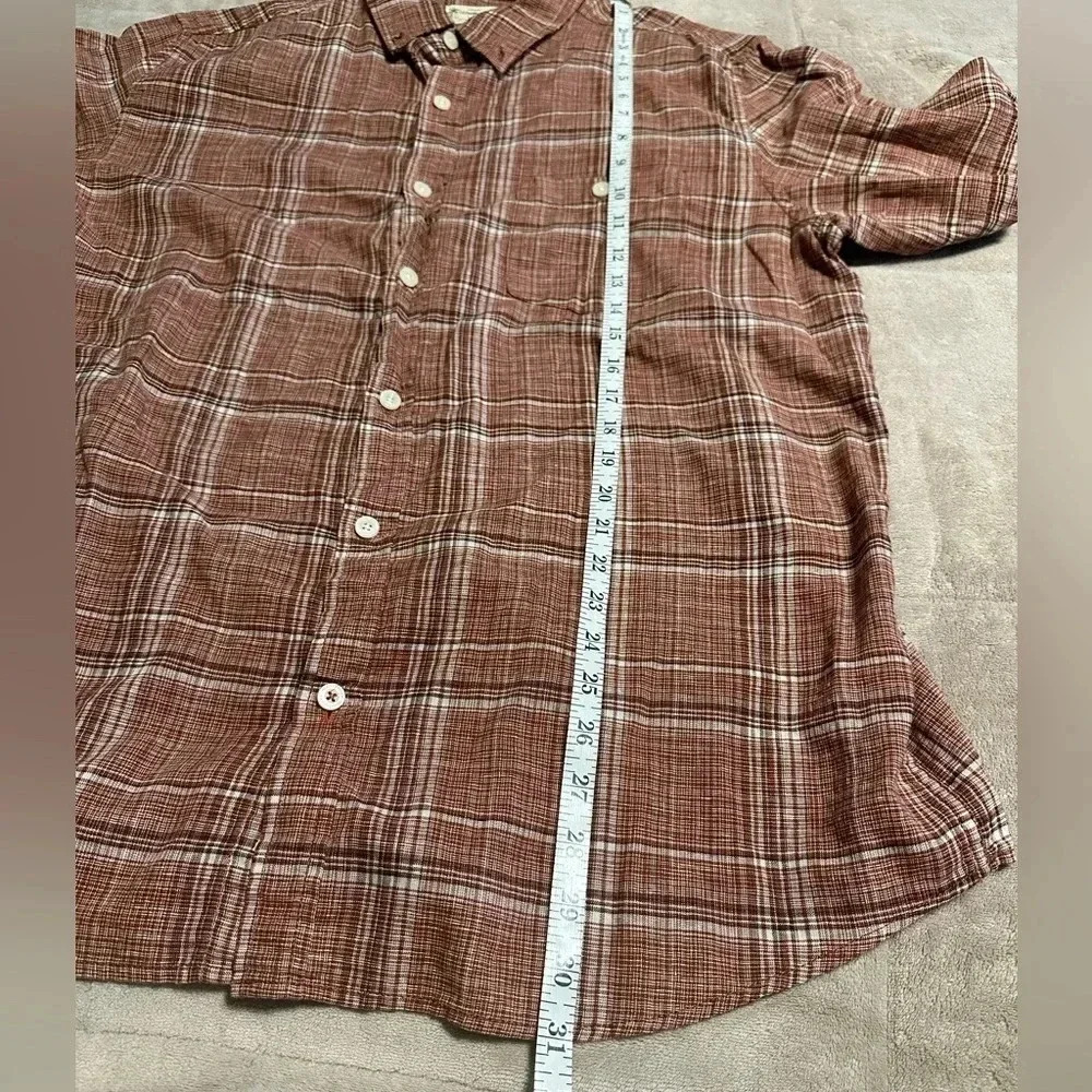 Weatherproof Vintage Linen Button Down Men’s Size XL Washable Short-sleeved - Picture 6 of 6